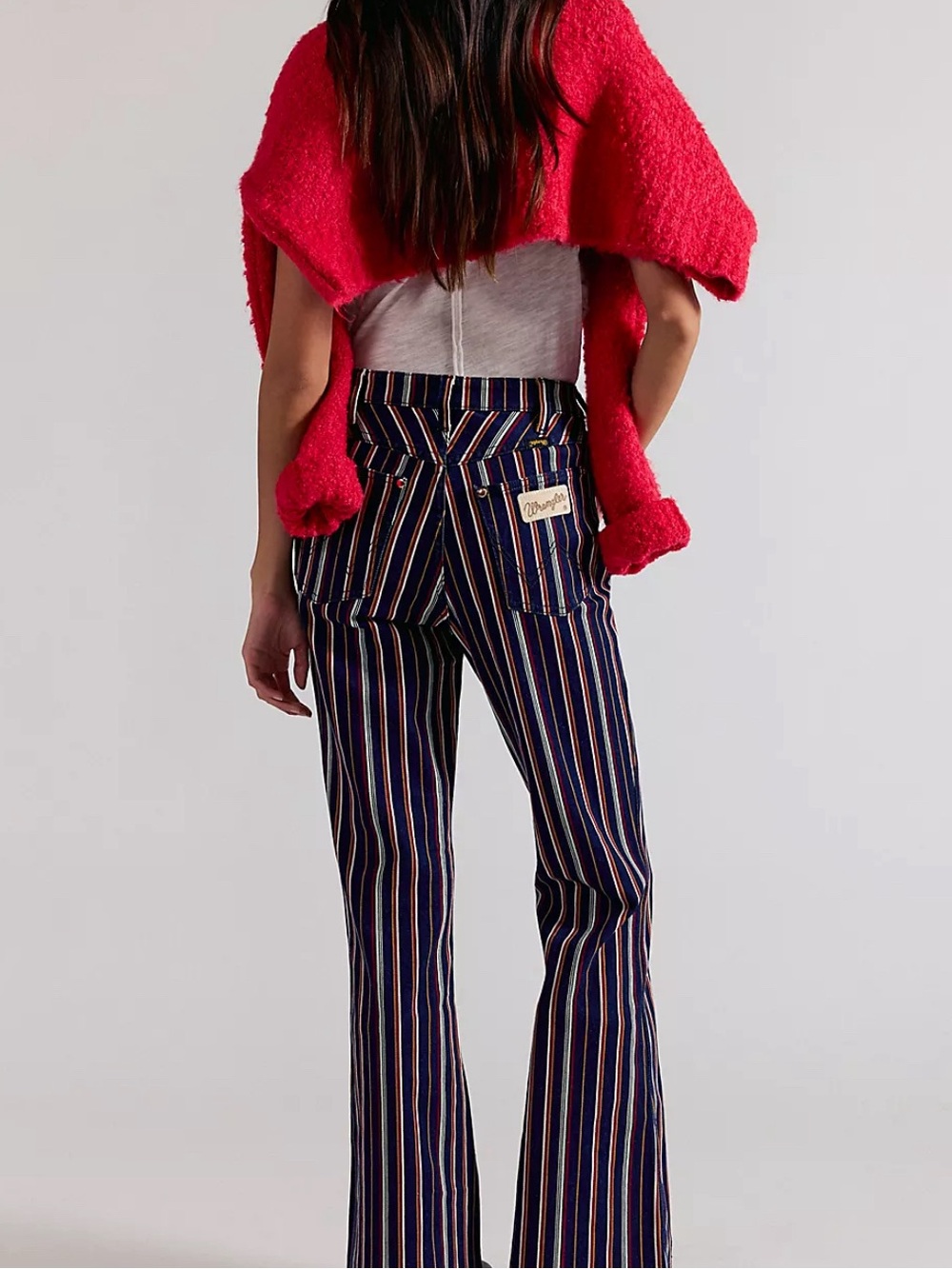 Wrangler X Lainey Wilson Retro Striped Flare Jeans Size: 25